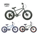 BRONX/ブロンクス BRONX 20DD 20 x 4.0 7段変速 ファットバイク 自転車 20インチ FATBIKE / Matte Black x Black / Armygreen x O