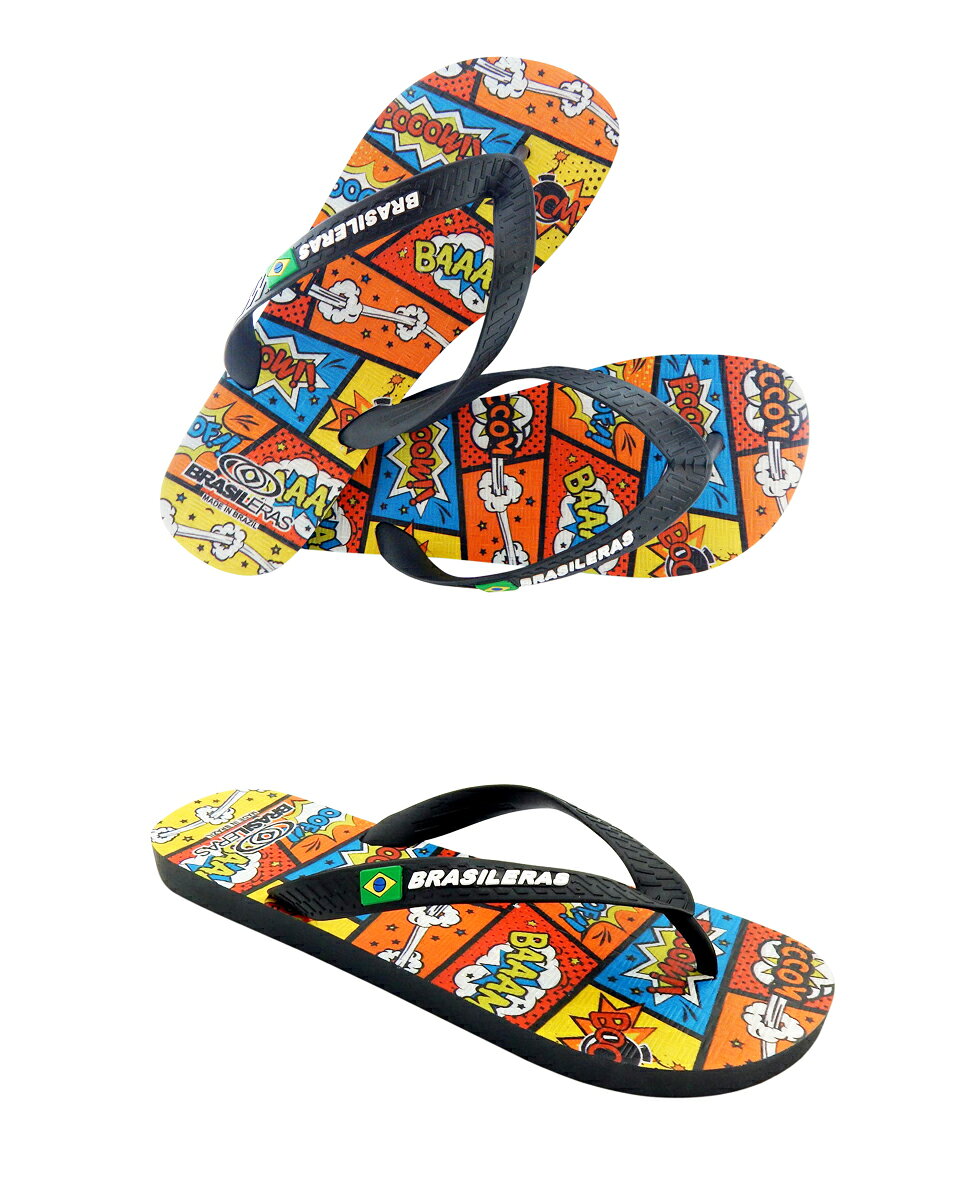 BRASILERAS/ブラジレラス ビーチサンダル Printed メンズ　Bang!