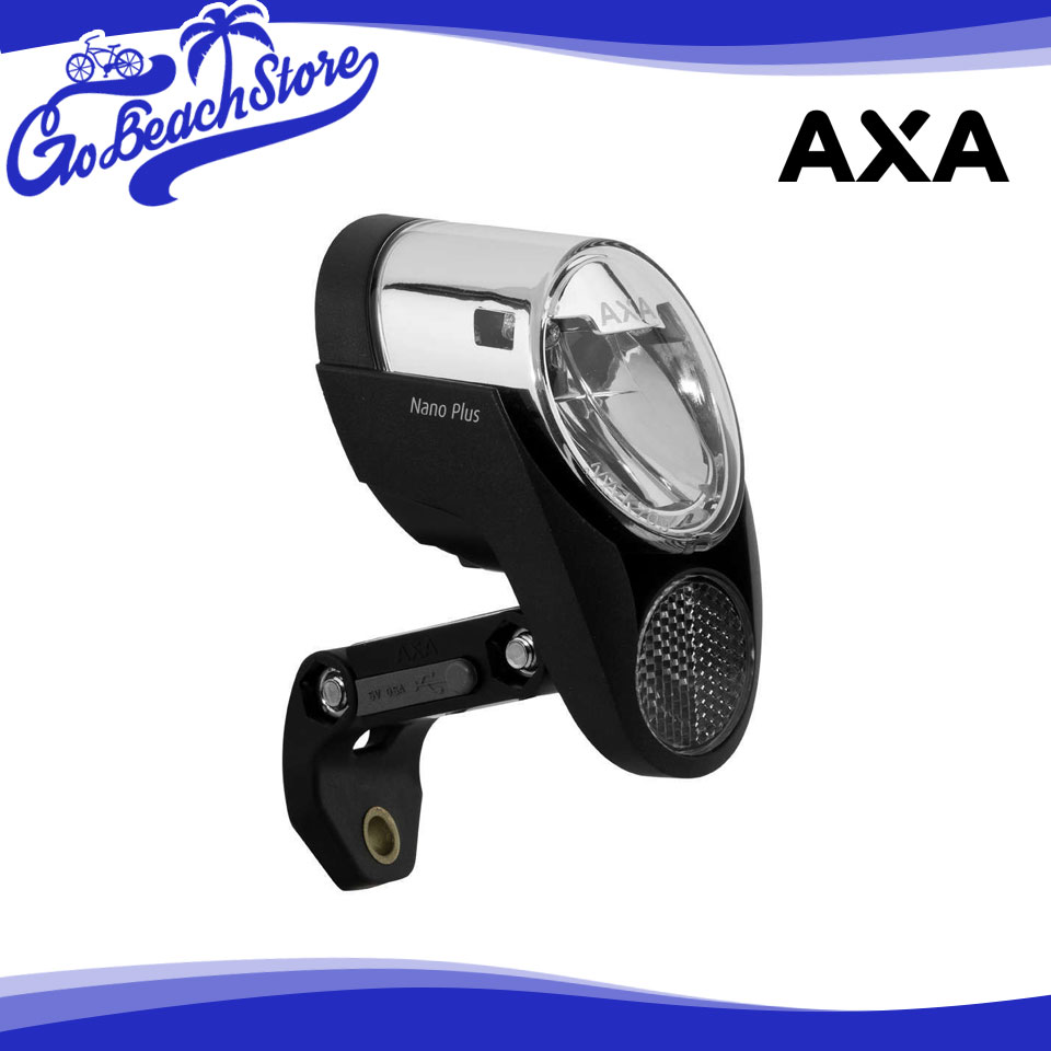 AXA Nano50 Plus ナノ50プラス ライト 自転車用 LED ヘッドライト USB スマホ充電機能