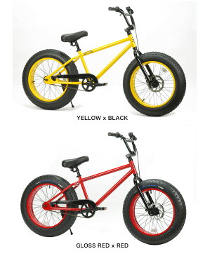 BRONX/ブロンクス BRONX 20 20 x 4.0 変速なし ファットバイク 自転車 20インチ FATBIKE / MATTE BLACK x LIME / MATTE BLACK x BLACK / YELLOW x BLACK / GLOSS RED x RED / WHITE x TURQUOISE