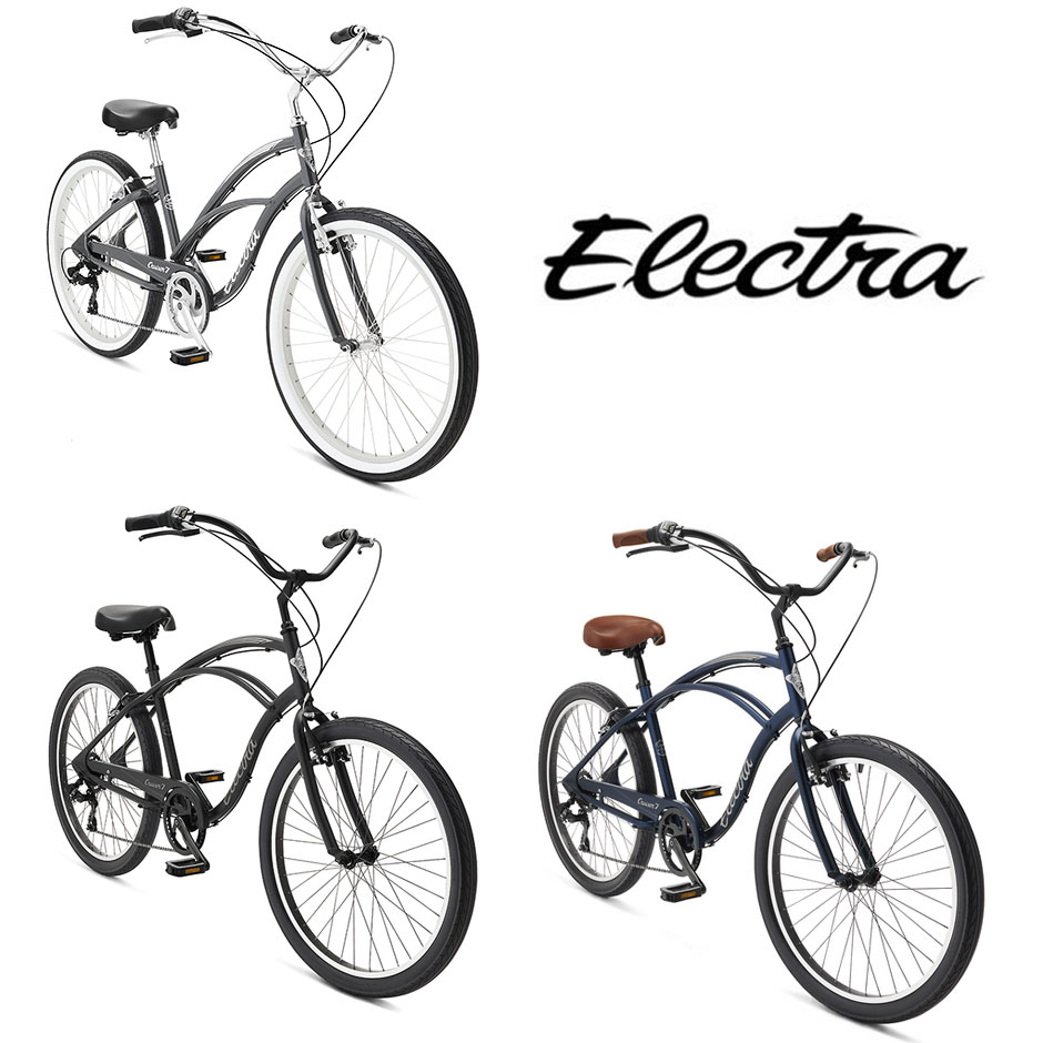 ELECTRA CRUISER 1 7D MENS/LADYS エレクトラビーチクルーザー 7段ギアーメンズ レディース26インチ 26” X 2.125” 自転車 MENS メンズ/ Matte Black Matte Indigo レディース/ Seal Gray