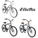 ELECTRA CRUISER 1 7D MENS/LADYS エレクトラビーチクルーザー 7段ギアーメンズ レディース26インチ 26” X 2.125” 自転車 MENS メンズ/ Matte Black Matte Indigo レディース/ Seal Gray