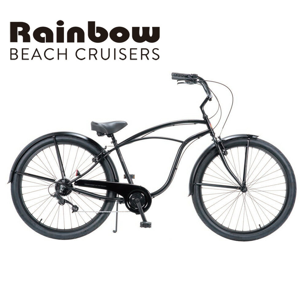 RAINBOW BEACHCRUISER/レインボービーチクルーザー PCH101 29er 8D MATTE BLACK 29 x 2.5 自転車 29イ..