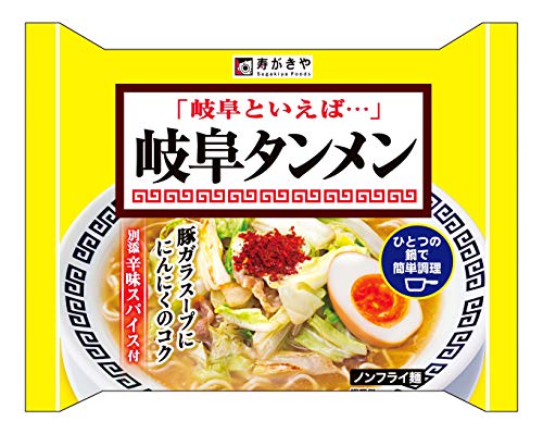 寿がきや食品 即席 岐阜タンメン 126g×12箱