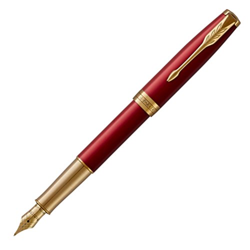 PARKER パーカー 万年筆 ソネット レッドGT 細字 18金ペン先 ギフトボックス入り 正規輸入品 1950773
