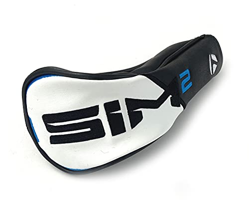 ◆商品名：TaylorMade 2021 Golf Sim2 Rescue ハイブリッドヘッドカバー ブラック/ホワイト/ブルー/ライムネオン Sim2 新品 ホワイト-ブラック-ブルー。 TaylorMade 2021 Golf Sim2 Rescue ハイブリッドヘッドカバー ブラック/ホワイト/ブルー/ライムネオン