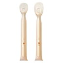 bc babycare スプーン 離乳食スプーン 赤ちゃん 2本セット 赤ちゃん用 プレゼント 食洗機対応 ベビー用 シリコン製(離乳食スプーン)