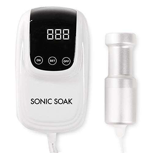 【日本正規品】SONIC SOAK ソニックソーク 超音波洗浄器 洗浄クリーナー Ultrasonic Cleaning コンパクト洗浄機 タイマー付 専用ポー