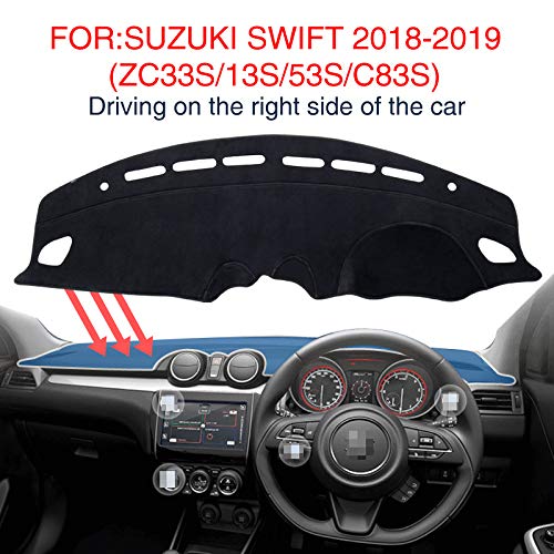 適用SUZUKI SWIFT 2018-2019(ZC33S/13S/53S/C83S)専用 ダッシュボードカバー ダッシュマット車内 内装 日焼け防止 ダッシュボードラ