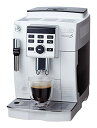 【セミスタンダードモデル】デロンギ(DeLonghi)コンパクト全自動コーヒーメーカー ホワイト  マグニフィカS ミルク泡立て手動 ECAM23