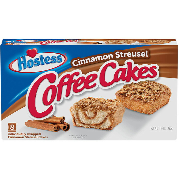 HOSTESS ホステス シナモンシュトロイゼル329g 1ケース（8個入り）ケーキ