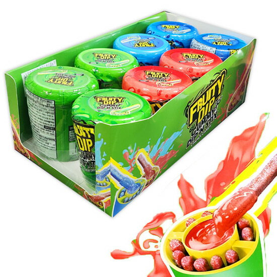 FRUITY DIP ディップアンドスティックス グミ 1ケース(8個入り)