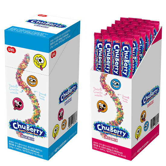 UHi チューベリーロープグミ グミクラスター 1ケース24個入り お菓子 グミ お菓子 大容量