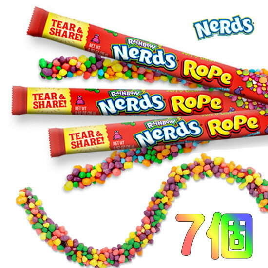 Nerds Rope ナーズロープ レインボー =7個= | ネスレ (NESTLE)