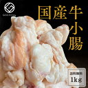 国産 牛小腸1kg【冷凍】約10人前 牛小腸 ホルモン 牛ホルモン モツ 自宅用 焼肉 BBQ お徳用 お買い得 お取り寄せ 大容量 楽天限定