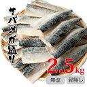 無塩さば 骨取り 2.5kg 【最短翌日着】ノルウェー産 （20～30枚）【冷凍】【在庫有り】まとめ買い 業務用 サバ 鯖 無塩 サバ 冷凍 市場直送 魚介 海鮮 魚 焼魚 お取り寄せグルメ