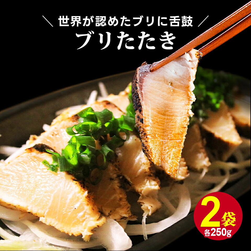 母の日 ギフト 父の日 お中元 お歳暮 送料無料 鹿児島県産ぶりタタキ 2パックセット（250g×2 ...