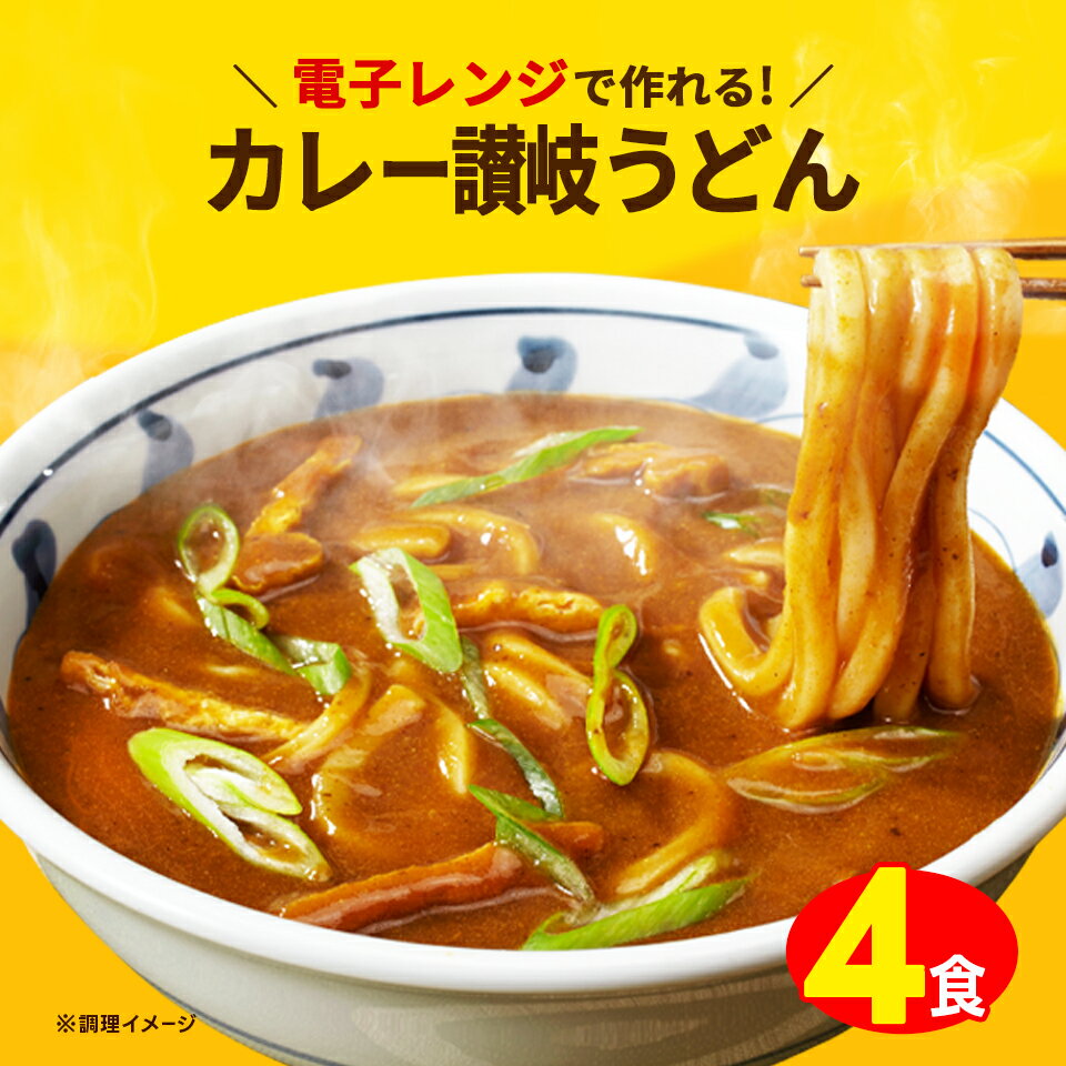 送料無料 ポッキリ カレーうどん4食セット お試し ポイント