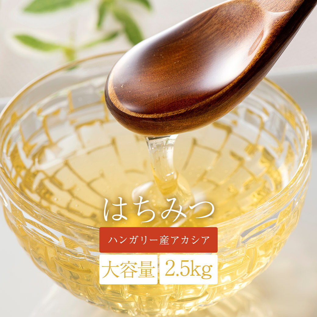 ギフト はちみつ 蜂蜜 大容量 まとめ買い お徳用 ハチミツ ハンガリー産 アカシア 2500g 2.5kg 送料無料 【ハンガリーアカシア蜂蜜2.5kg】 eam