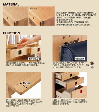 【ポイント5倍】【コイズミ】【2020年度】【送料無料】学習机 LakeWood レイクウッド SDF-791AN ベーシックデスク 学習家具 アルダー材 シンプル 木目5月中旬お届け予定