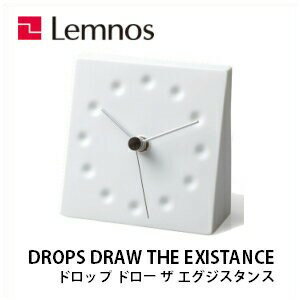 Lemnos レムノス DROPS DRAW THE EXISTANCE KC10-12 /置き時計/塚本カナエ/磁器