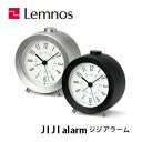 【6/30までポイント10倍】Lemnos レムノス JIJI alarm ジジアラーム AWA13-04SL/AWA13-04BK 置時計 アラーム シンプル 粟辻デザイン(3)
