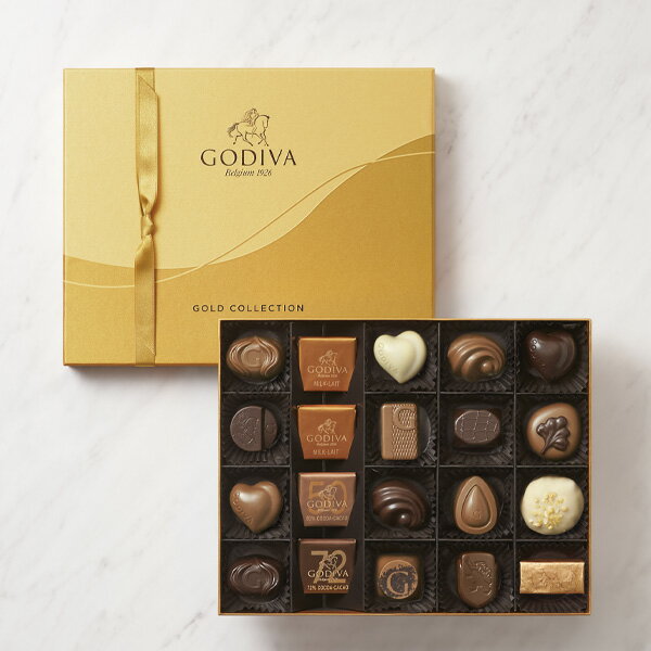 ギフト お返し お祝い チョコレート スイーツ ゴディバ（GODIVA）ゴールド コレクション（20粒入）
