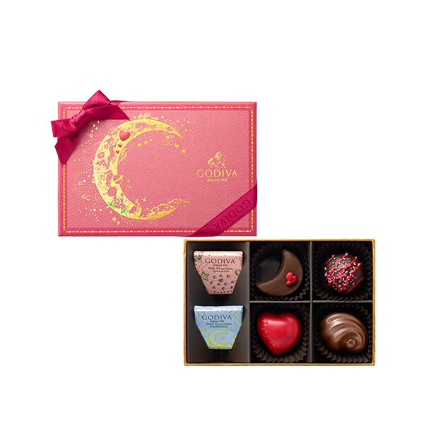 バレンタイン バレンタインチョコレート プレゼント ギフト お返し お祝い チョコレート スイーツ ゴディバ (GODIVA) きらめく想い アソートメント（6粒入）