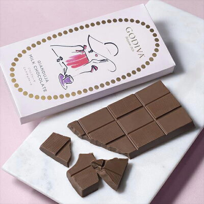バレンタイン Valentine スイーツ プレゼント ギフト お返し お祝い チョコレート ゴディバ (GODIVA)タブレット ジャンドゥーヤ ミルクチョコレート