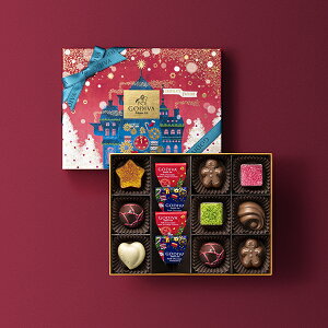 ホリデー スイーツ プレゼント ギフト お返し お祝い チョコレート ゴディバ (GODIVA)ゴディバ クリスマスファクトリー アソートメント (13粒入)