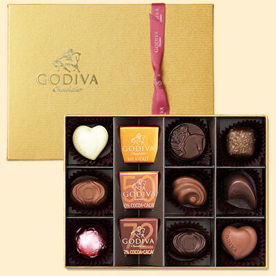 ゴディバ（GODIVA）　チョコレート　バレンタインコレクション ギフトコレクションゴディバ　ゴールドコレクション（12粒入）（バレンタインリボン）
