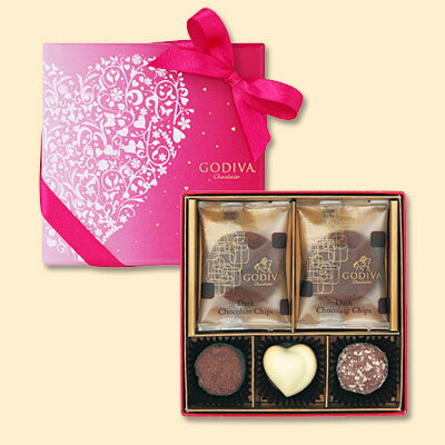 ゴディバ（GODIVA）【期間・数量限定】2009年ホワイトデーコレクション　ゴディバ　アムールパッション　チョコレート＆クッキーアソートメント（3粒/4枚入） 