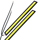 【全品20%OFF】デイライト LED 防水 2本セット 車 バーライト 17cm 薄さ4ミリ 12V 5W 強力 ムラ無し 全面発光 爆光 LED COB パネル イルミ 明るい 自動車 カー用品 自動車用品