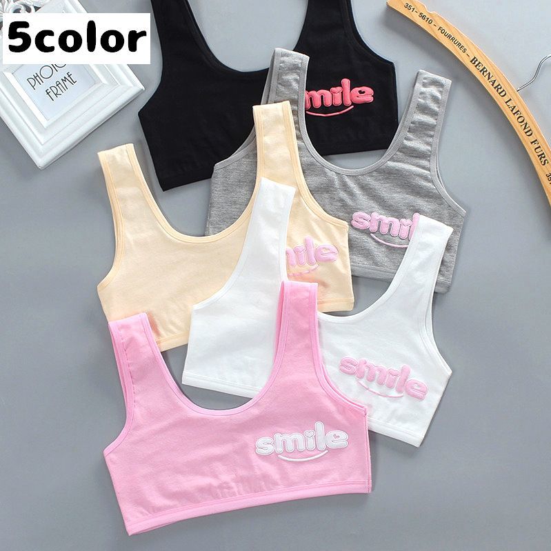 ハーフトップブラ スポーツブラ ブラジャー 子供服 子ども用 ジュニア キッズ 女の子 下着 インナー ノ..