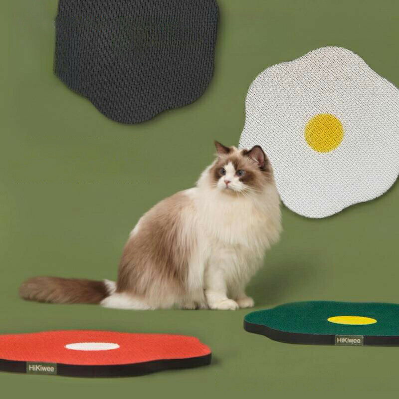 猫用スクラッチャーマット 爪切り 花 壁に貼る 猫用爪とぎマット 高密度段ボール 猫つめとぎ防止 引っ..