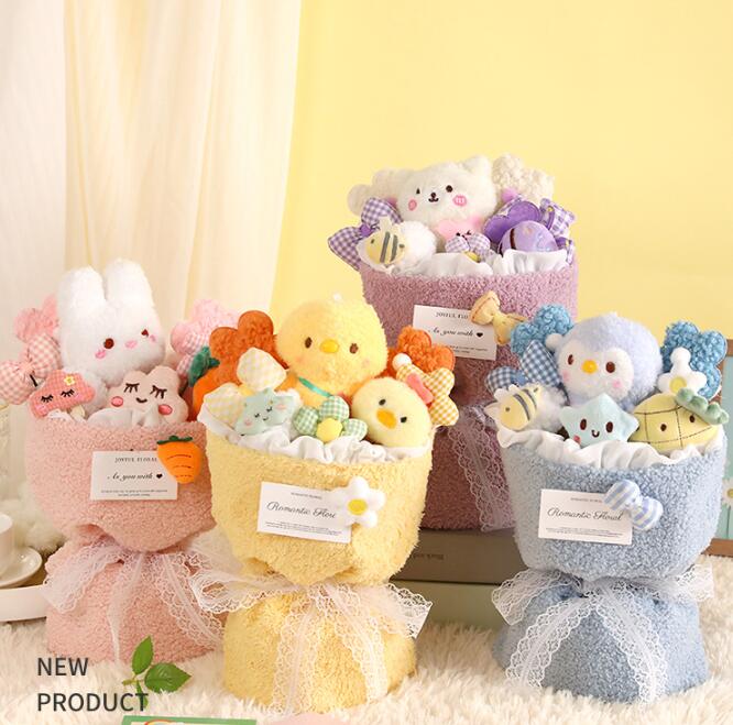 ぬいぐるみ花束 花束 花束ギフト 可愛いぬいぐるみ 枯れない花 人気 贈り物誕生日プレゼント 友達 子供 記念日 母の日 結婚式 入学式 卒業祝い 教師の日 発表会 プレゼント インテリア 30cm