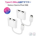 ipad proイヤホン変換アダプター 2in1 ケーブル Type C イヤホンジャック 音楽 充電 同時 通話可能 3.5mm 拡張 変換ケーブル ヘッドホン リモコン対応 Android Type-Cポートのデバイスに対応 1ヶ月保証