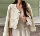 ジャケット レディース ミニ ショート かわいい 大人可愛い きれいめ シンプル カジュアル 上品 おしゃれ かっこいい こなれ感 ラフ 個性的 クール モード系 エレガント モダン 主役級 存在感 フォーマル とろみ感 抜け感 浴衣風 オールシーズン 韓国 オルチャン