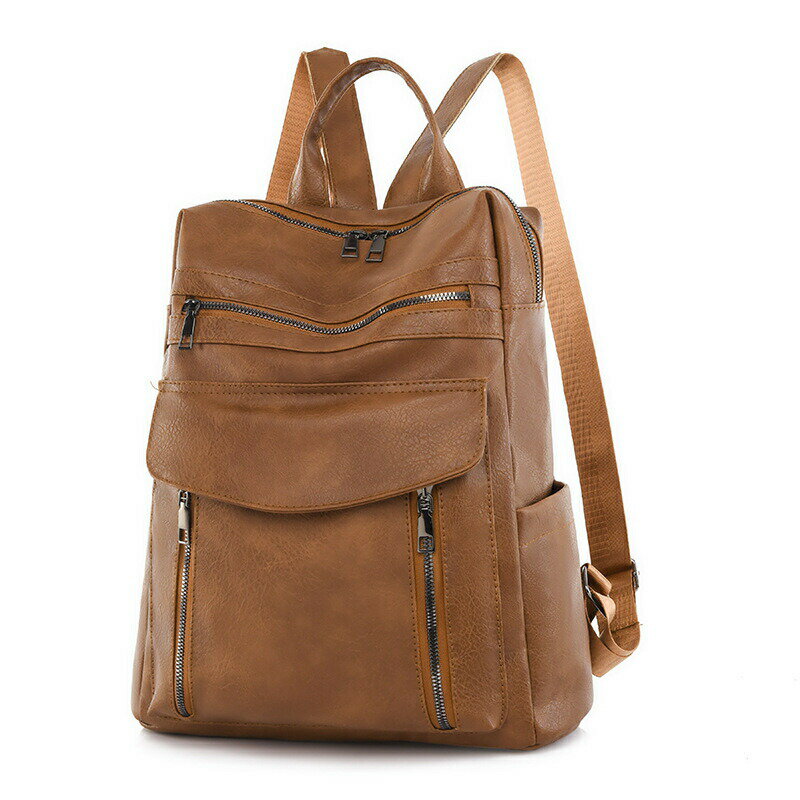 リュック レディース フェイクレザー シンプル リュック 合成皮革 合皮 PU レザー マザーズバッグ 通勤..