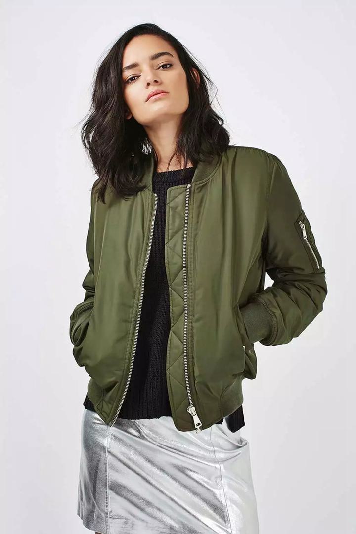 ミリタリージャケット レディース アウターコート 中綿あり C55-2(4)