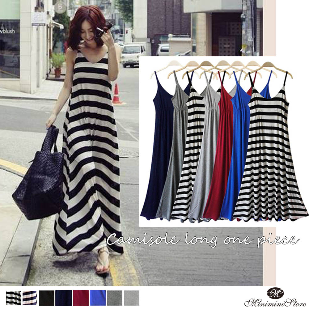 モーダルワンピース ボーダー柄 無地 モーダルワンピース ボーダー柄 無地 レディース キャミワンピ 大きいサイズ フレア ワンピース XYK-008