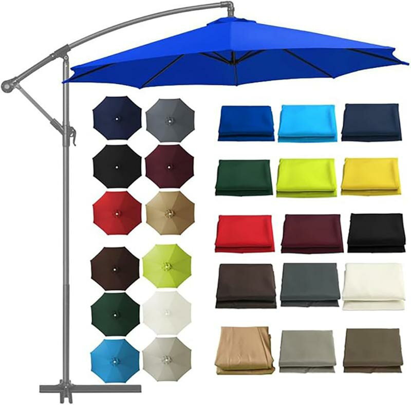 ガーデンパラソル 替え布 パラソル傘布 交換用 直径2m/2.3m/2.5m/2.7m/3m 交換生地 日除け UVカット 防..