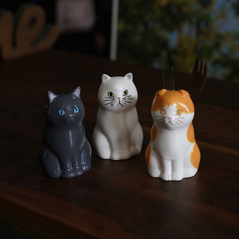 母の日 早割 プレゼント 実用的 ギフト 雑貨 インテリア 動物 猫 猫好き ねこ ネコ 猫グッズ 小さい 陶..