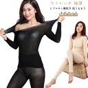 防寒 あったかインナー ストレッチ インナー 上下セット薄手 長袖シャツ 吸湿発熱 レディース ロングパンツ 保温 インナーシャツ ヒートテック ヒアルロン酸配...