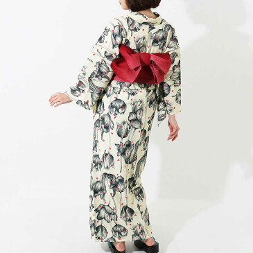 |送料無料|浴衣 女性用ゆかた 追加オプションでフルセットに ブランドゆかた 単品 和風館×Fruttarossaフルッタロッサ すぐに着られるお仕立て上がり浴衣 下駄 巾着 帯 夏祭り お祭り 花火大会 可愛い オシャレ 仕立て上がり かわいい 粋 夏物 和服 和装 レトロモダン モ