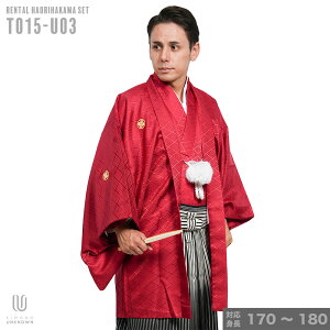 |往復送料無料|【レンタル】【対応身長170cm-180cm】男性用レンタル紋付き袴フルセット|紋付きフルセット|紋付袴レンタル|羽織紐|袴|はかま|男性着物|成人式|卒業式|通販セール
