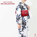 浴衣 女性用ゆかた ゆかた 単品 IKS COLLECTION注染-蒼- すぐに着られるお仕立て上がり浴衣