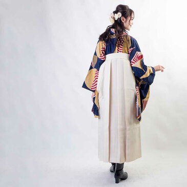 【対応身長157cm〜165cm】【レトロ】卒業式レンタル袴フルセット-1560