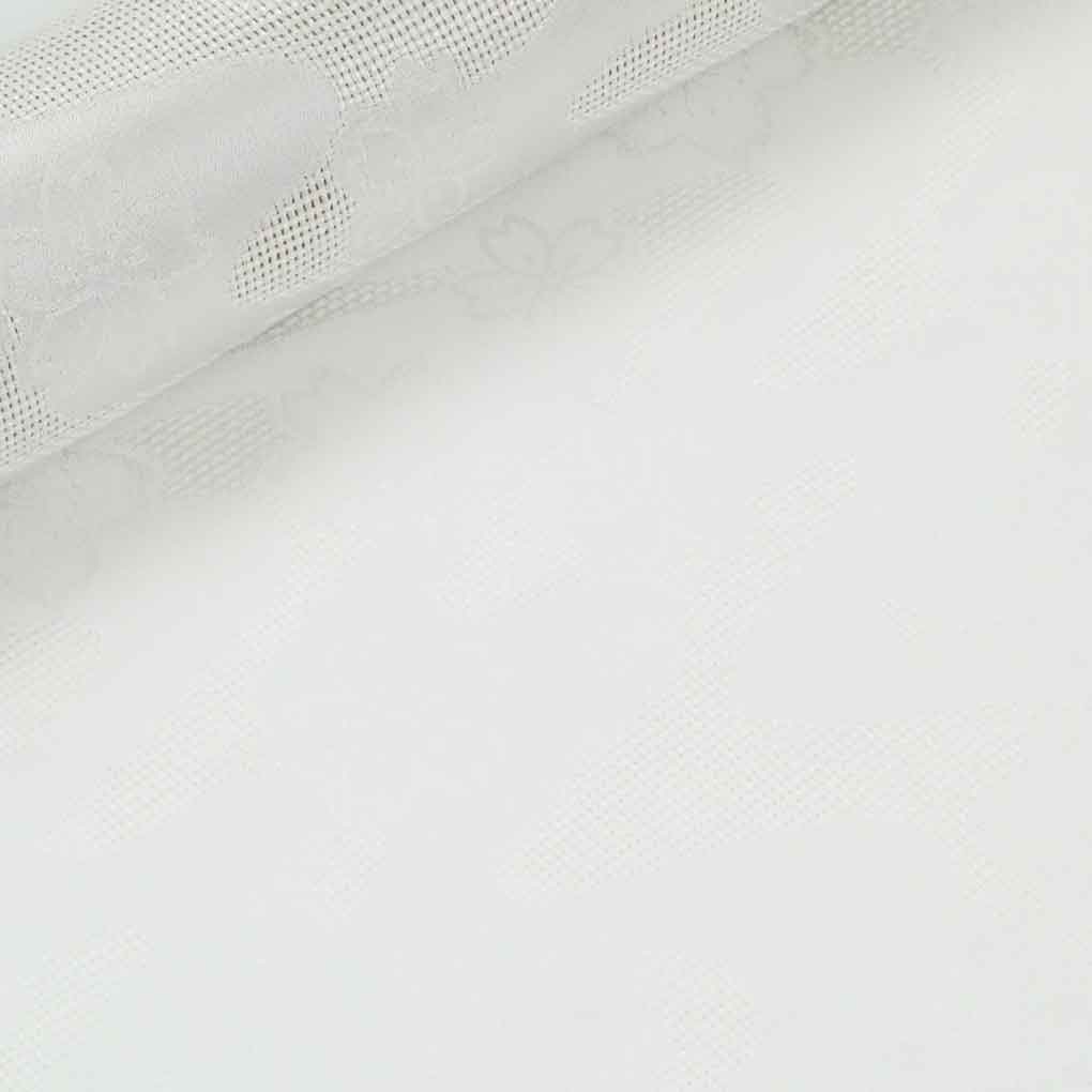 【夏物紋紗・仕立代込み】家庭で洗える正絹夏物長襦袢「ふるるん」・家庭で手洗いできて清潔です。完全フルオーダー仕立て、送料無料でお届けいたします。カジュアルフォーマル兼用でお使い頂けます。【白地・桜流水】