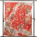 【中古】振袖 リサイクル着物 身丈156cm 裄丈64cm 前幅24cm 後幅29cm 袖丈102cm 袖幅32cm レディース 袷 蝶柄 裄Mサイズ 秋冬春用...